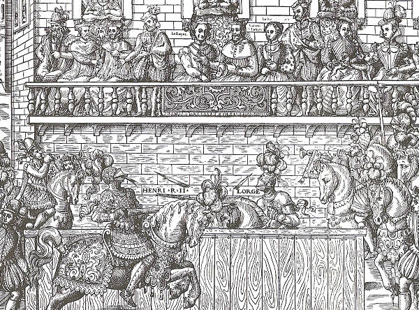 Henri II blessé lors d'un tournoi