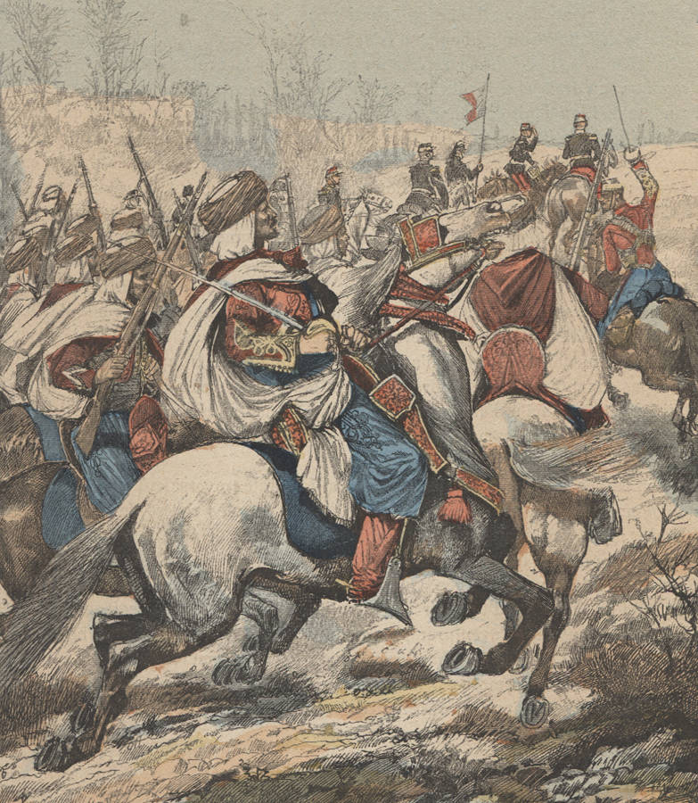 Spahis lors du conflit franco-prussien