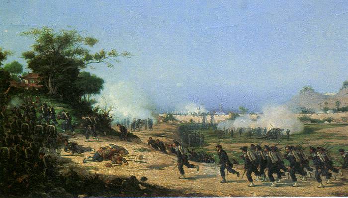 Attaque de Canton en 1857