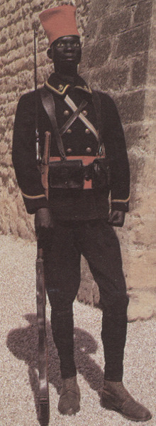 Tirailleur sénégalais vers 1914