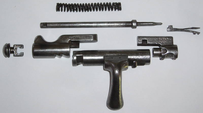Mécanisme déposé du fusil gras