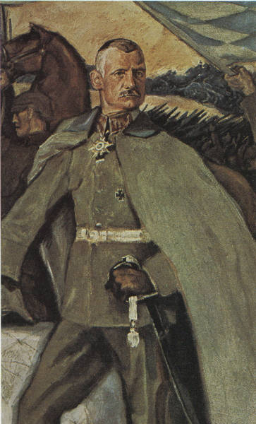 le Kronprinz Ruprecht de Bavières commandant la 6° armée allemande