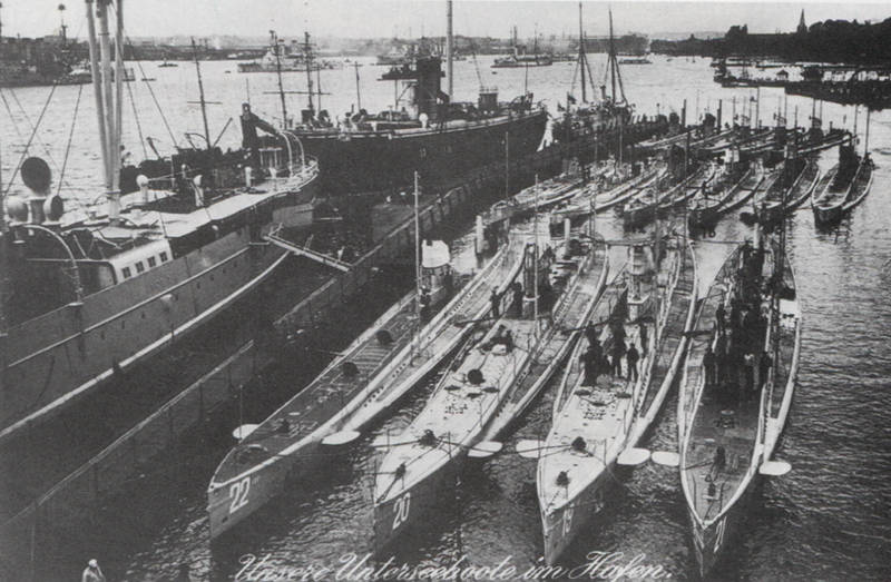 U-Boote en rade de Kiel