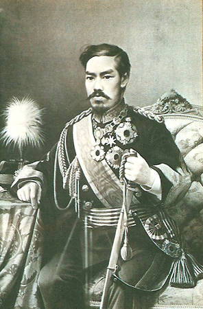 L'empereur Meiji nouvellement restauré