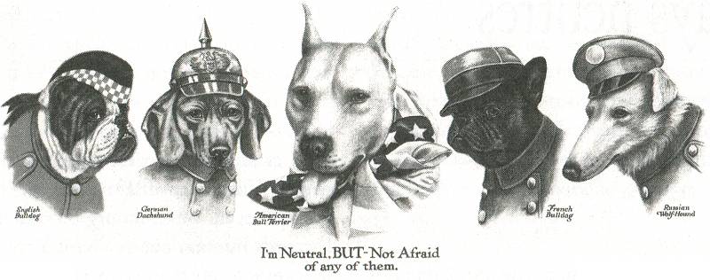 affiche vantant la neutralité américaine - 1915