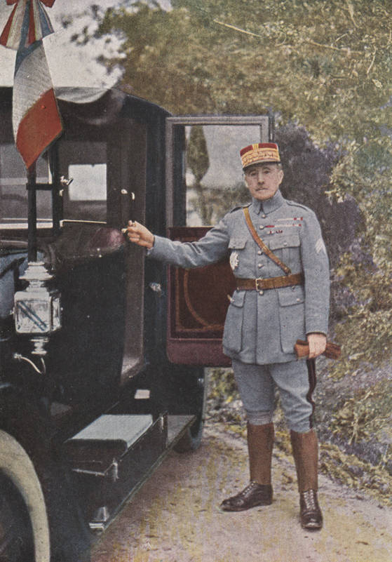 Le général Nivelle à Verdun