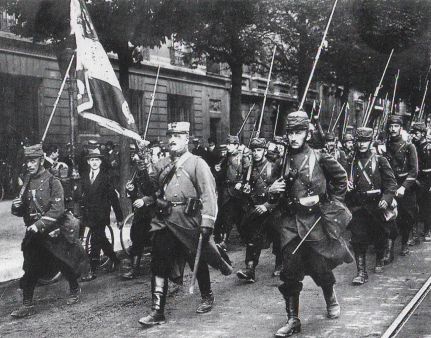 Un régiment de chasseurs à pied - août 1914