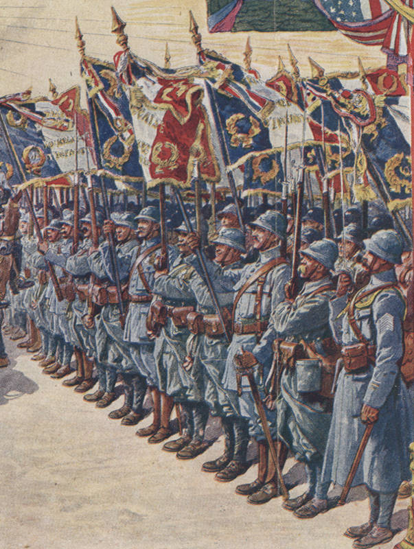 Défilé de la victoire - infanterie française