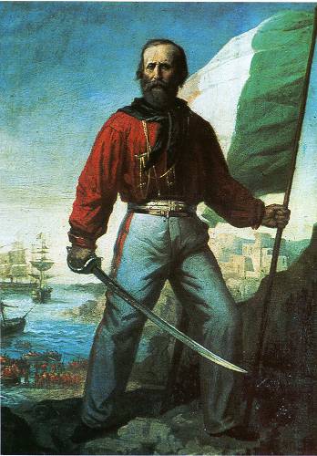 Garibaldi chef des volontaires italiens