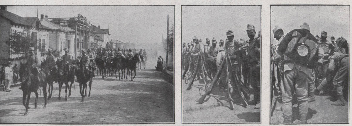 Cavalerie et infanterie roumaine