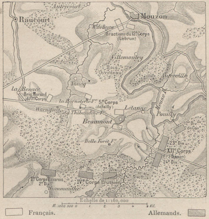 Bataille de Beaumont le 30 août