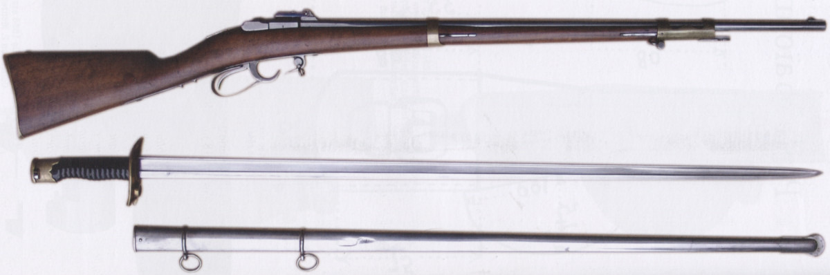 Carabine treuille de Beaulieu avec sa lance