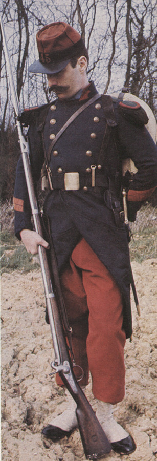 Fusilier vers 1859