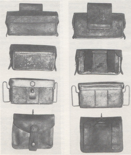 Cartouchières modèles 1877, 1882, 1884 et 1888