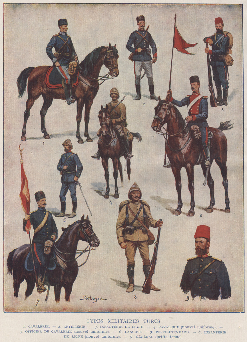 Uniformes de l'armée turque