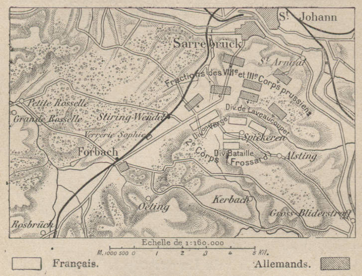 Bataille de Spickeren Forbach 6 août